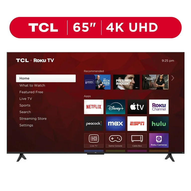 TCL 65" CLASS 4-SERIES 4K UHD HDR LED SMART ROKU TV (65S451)