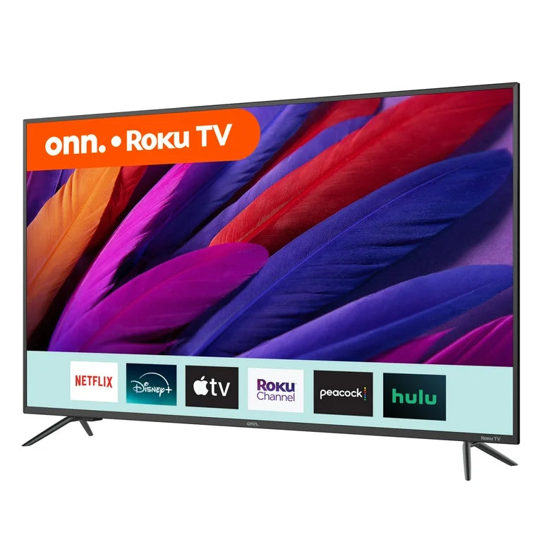 Onn 50” Class 4K UHD (2160P) LED Roku Smart Television HDR (100012585)