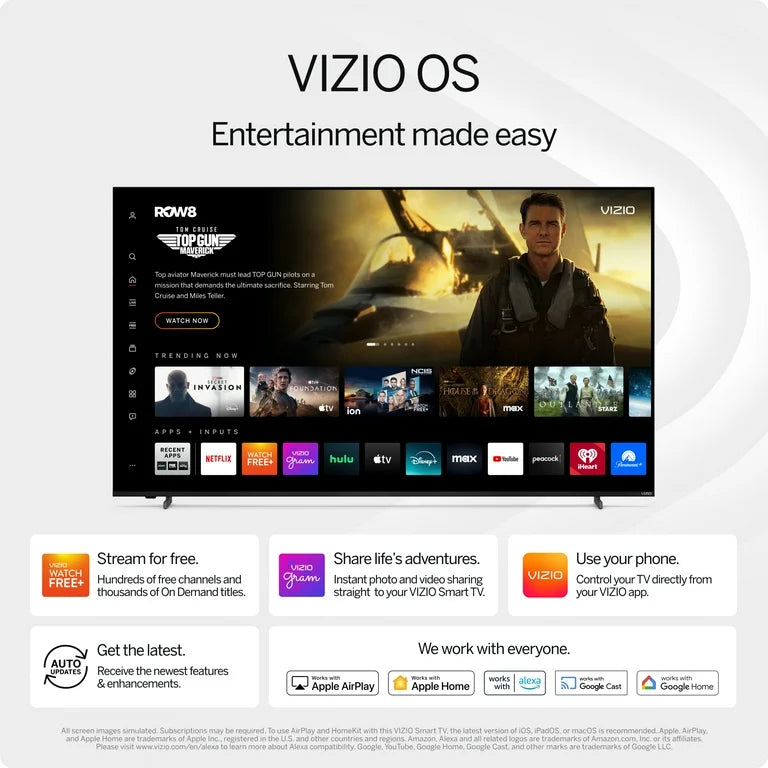 VIZIO 55" Class V-Series 4K UHD LED Smart TV (V4K55M-0804)