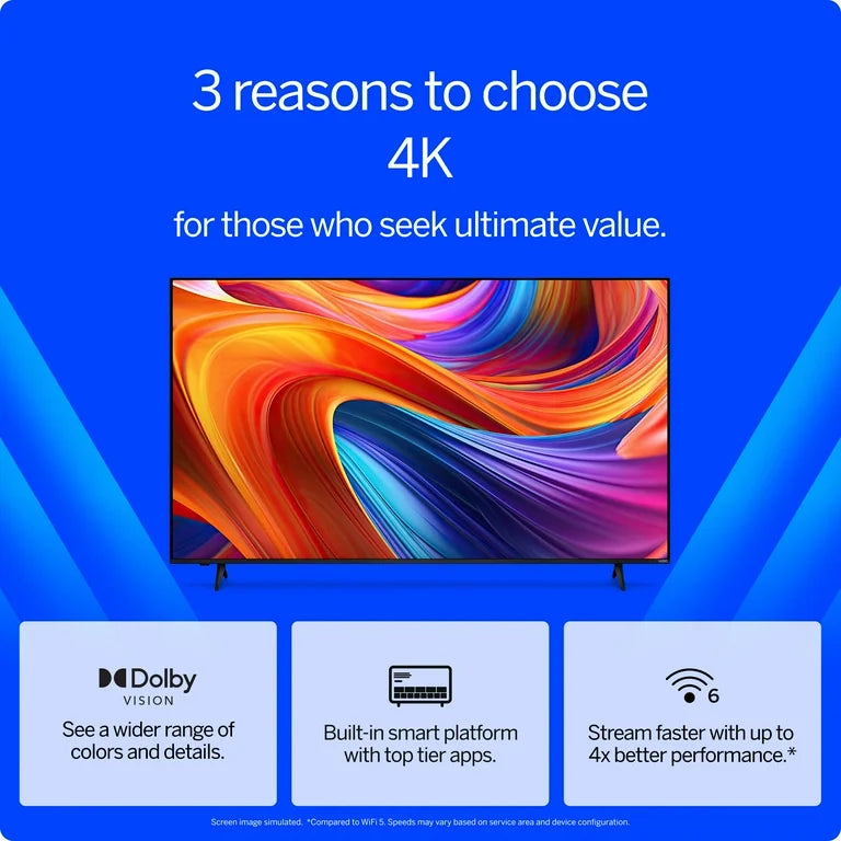 Vizio 50" Class 4K (2160p) Smart LED TV (V4K50S-0809)