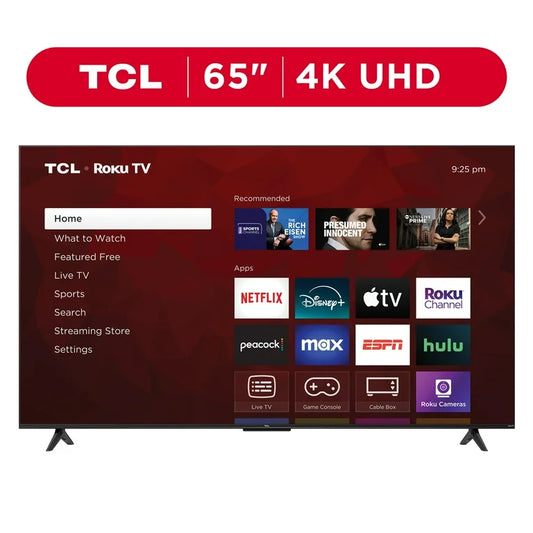 TCL 65" CLASS 4-SERIES 4K UHD HDR LED SMART ROKU TV (65S451)