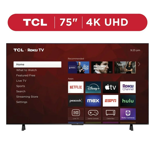 TCL 75” Class S4 4K UHD HDR Smart TV with Roku TV (75S451)