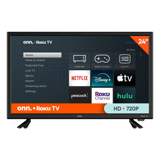 ONN 24” Class HD (720P) LED Roku Smart Television (100012590)